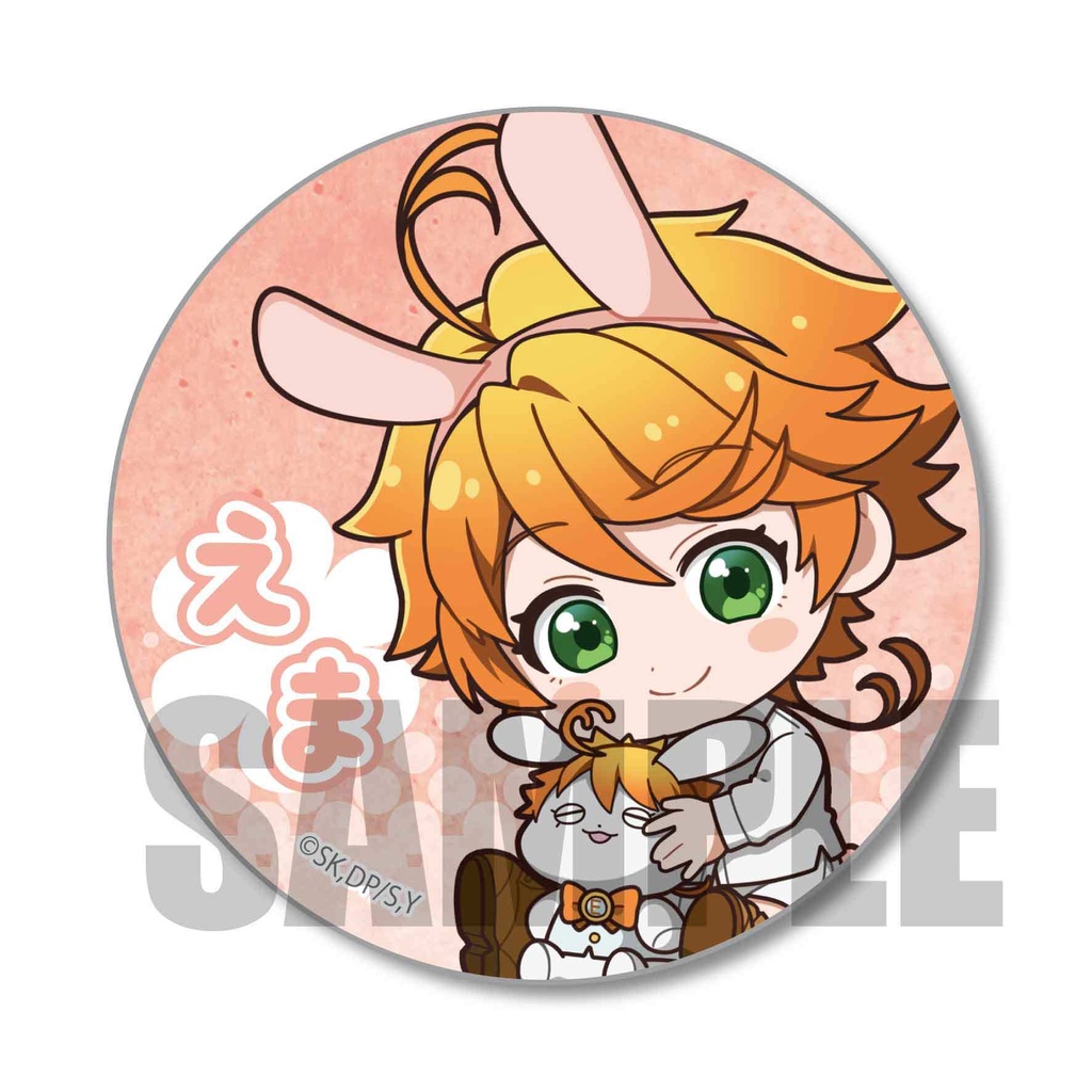 (PO) The Promised Neverland GyuGyutto Can Badge Usamimi Ver. [BOX] Image_2