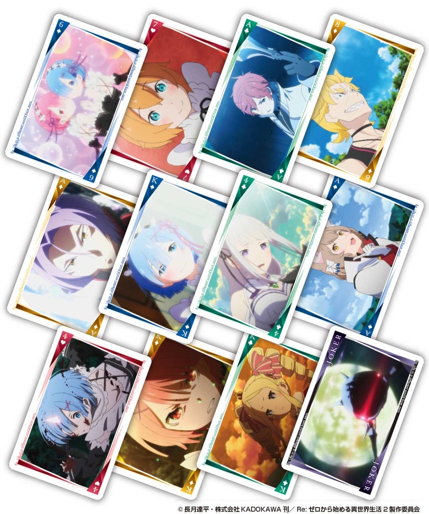(PO) RE:Zero Starting Life in Another World Playing Cards Image_2