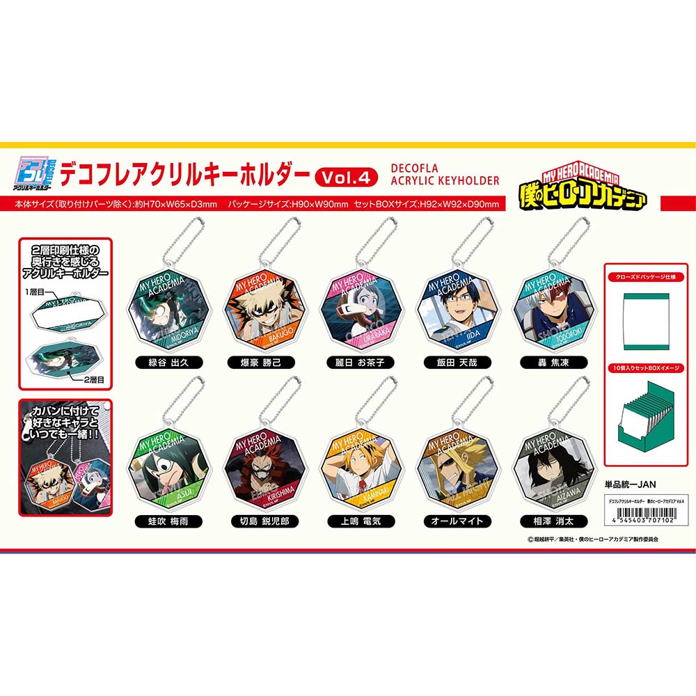 (PO) DECOFLA Acrylic Key Chain My Hero Academia Vol. 4 [BOX] Image_1