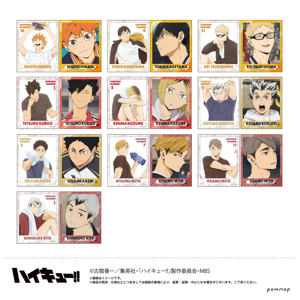 (PO) Haikyu! Gilding Photo Style Metal Sticker Collection [BOX] Image_3