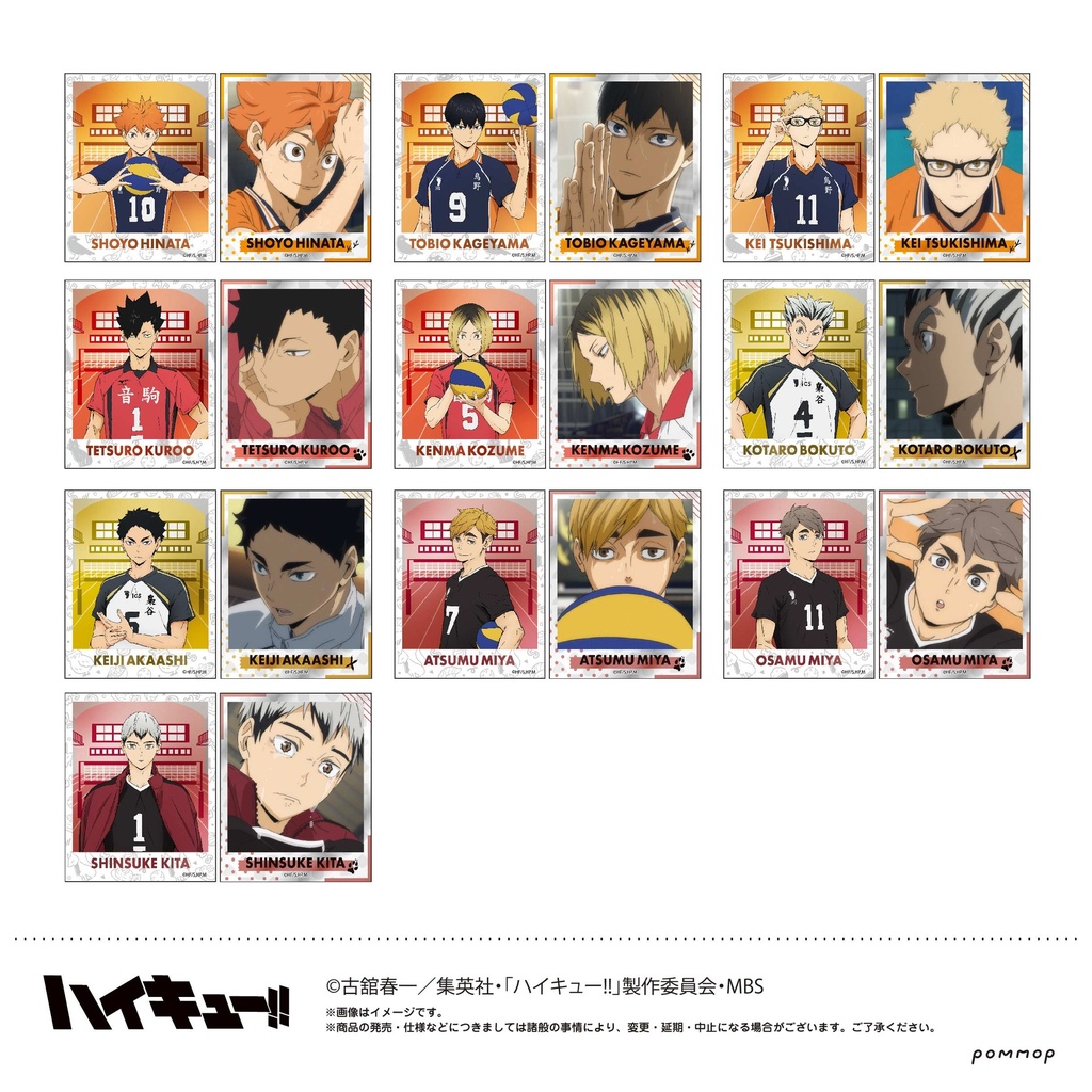 (PO) Haikyu! Gilding Photo Style Metal Sticker Collection [BOX] Image_4