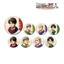 (PO) Attack on Titan Original Illustration Wear Muffler Ver. Trading Can Badge [BOX] Image_1