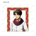 (PO) Attack on Titan Original Illustration Wear Muffler Ver. Trading Mini Shikishi [BOX] Image_3