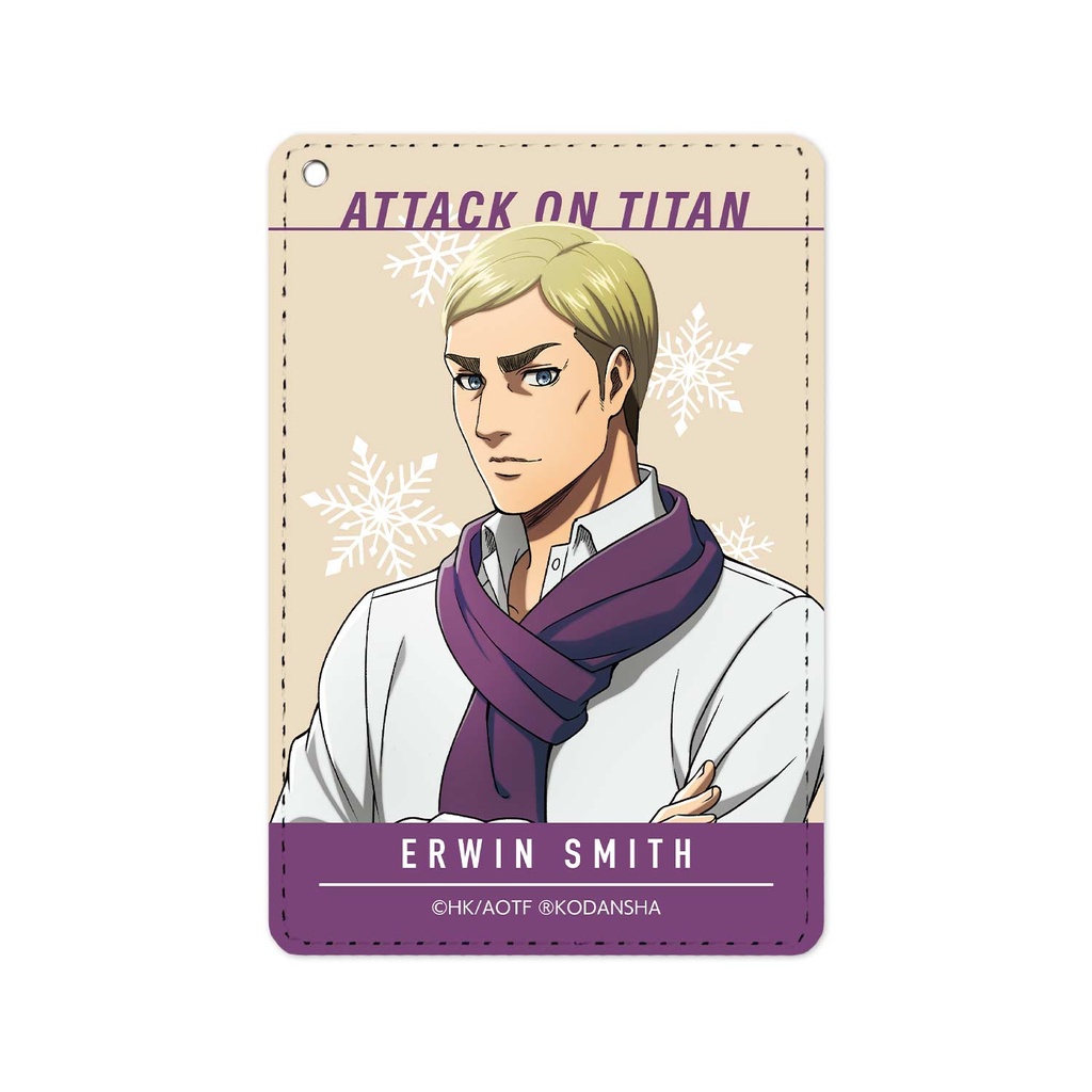 (PO) Attack on Titan Original Illustration Erwin Wear Muffler Ver. Pocket Pass Case Image_2