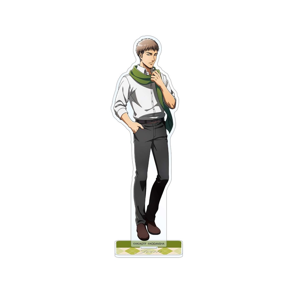 (PO) Attack on Titan Original Illustration Jean Wear Muffler Ver. Big Acrylic Stand Image_2
