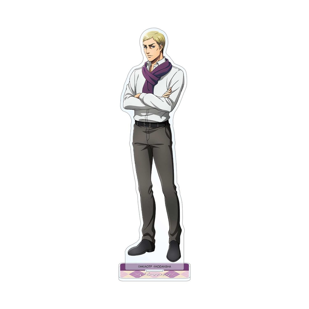 (PO) Attack on Titan Original Illustration Erwin Wear Muffler Ver. Big Acrylic Stand Image_2