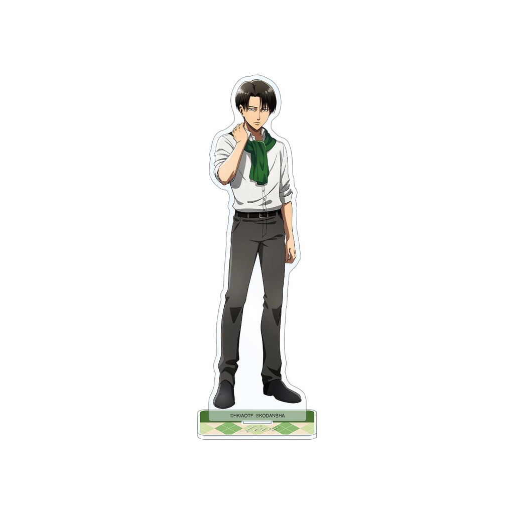(PO) Attack on Titan Original Illustration Levi Wear Muffler Ver. Big Acrylic Stand Image_2