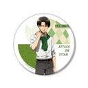 (PO) Attack on Titan Original Illustration Levi Wear Muffler Ver. Big Can Badge Image_2
