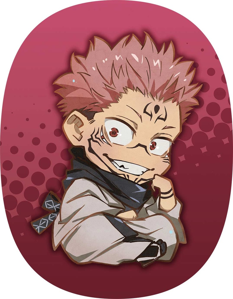 (PO) Jujutsu Kaisen Die-cut Cushion Itadori Yuji & Ryomen Sukuna (Re-issue) Image_3