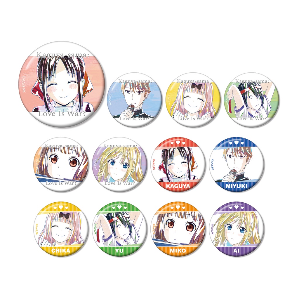 (PO) Kaguya-sama: Love is War Season 2 Trading Ani-Art Acrylic Can Badge [BOX] Image_2