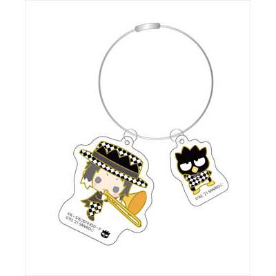 (PO) Bungo Stray Dogs x Sanrio Characters Wired Keychain Akutagawa Ryunosuke x Bad Badtz-Maru Orchestra Ver. Image_1