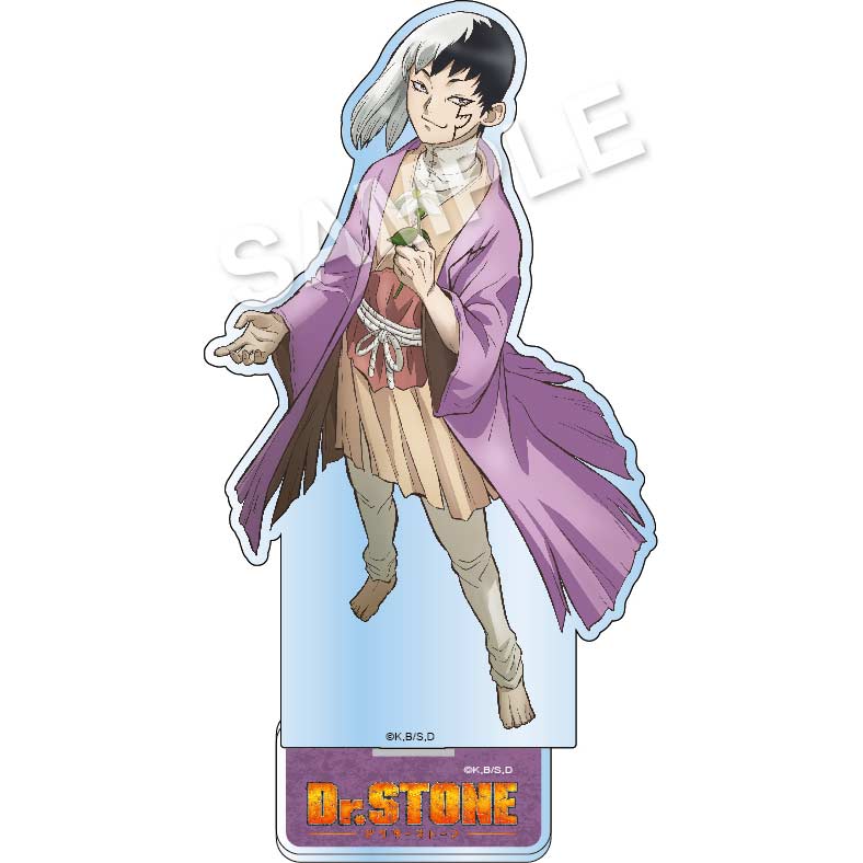 (PO) Dr. Stone Ishigami Village Activity Record Acrylic Stand - Asagiri Gen (Re-issue) Image_2