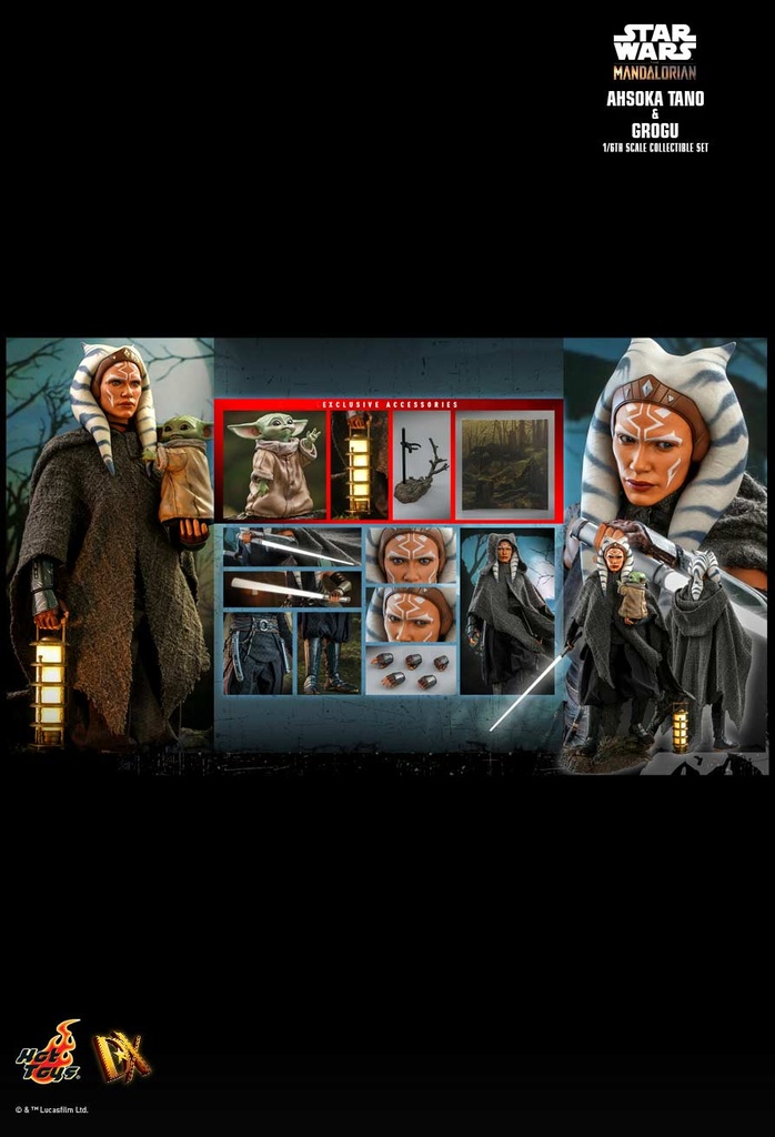 (PO) Television Masterpiece Series Deluxe DX21 - The Mandalorian - Ahsoka Tano & Grogu Image_24