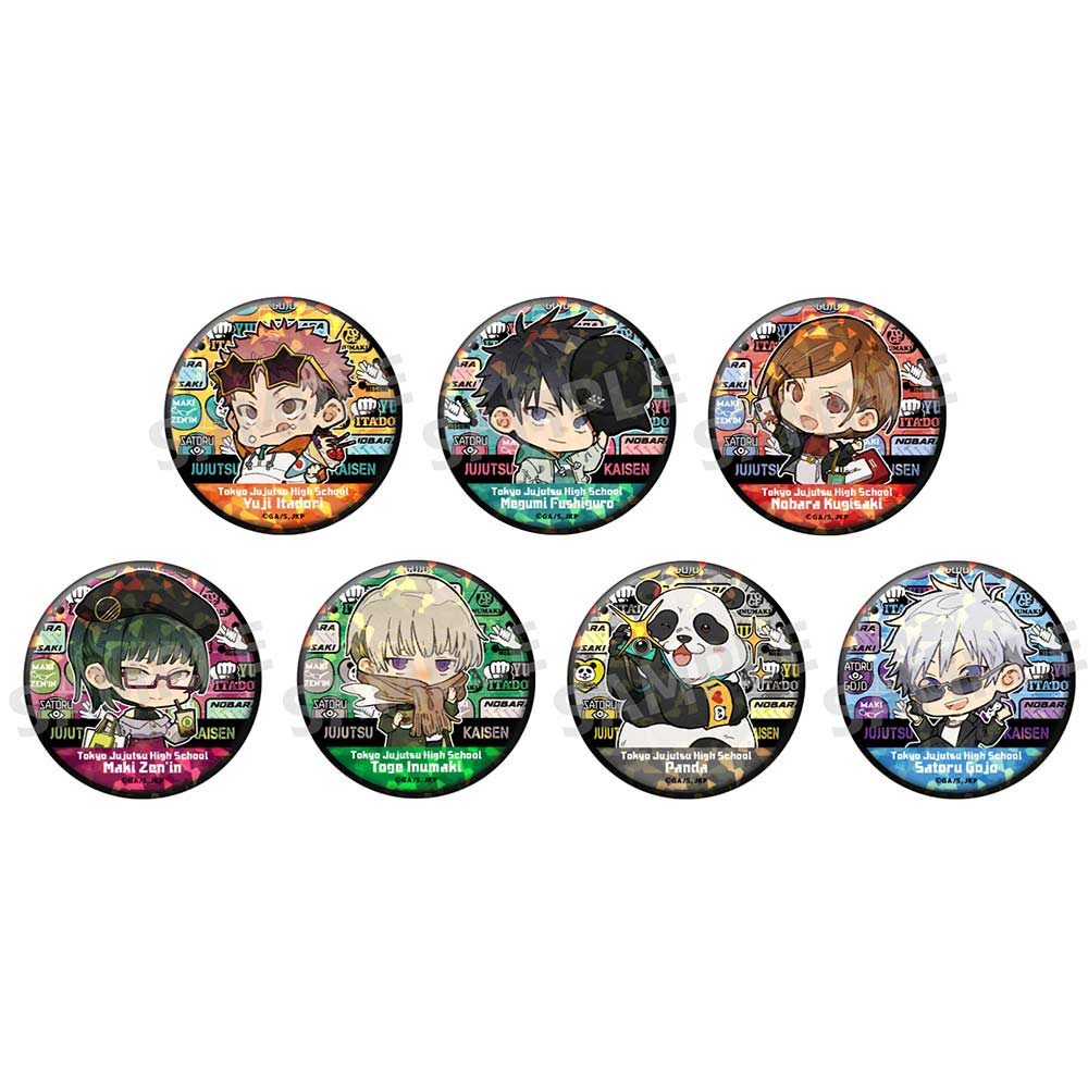 (PO) Jujutsu Kaisen Trading Hologram Can Badge Holiday Ver. [BOX] Image_1