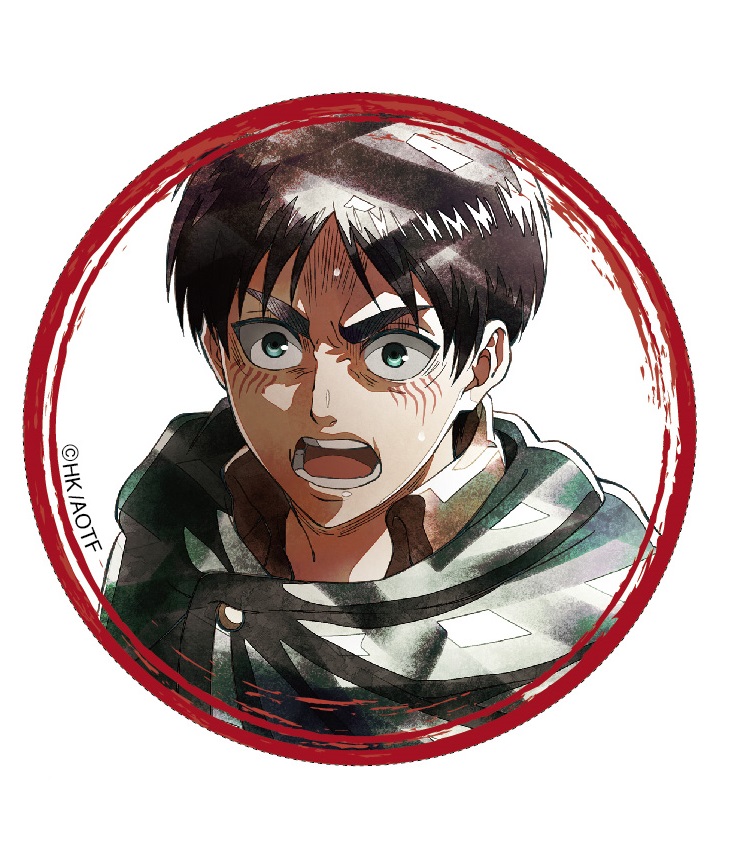 (PO) Attack on Titan Chara Badge Collection Art-Pic Eren Image_5