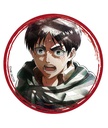 (PO) Attack on Titan Chara Badge Collection Art-Pic Eren Image_5