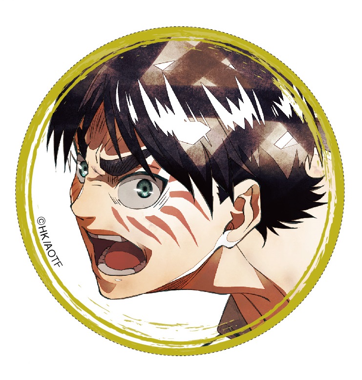 (PO) Attack on Titan Chara Badge Collection Art-Pic Eren Image_6