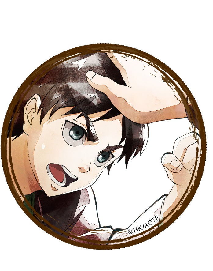 (PO) Attack on Titan Chara Badge Collection Art-Pic Eren Image_7