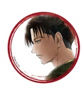(PO) Attack on Titan Chara Badge Collection Art-Pic Levi Image_5