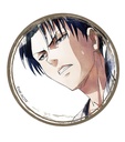 (PO) Attack on Titan Chara Badge Collection Art-Pic Levi Image_7