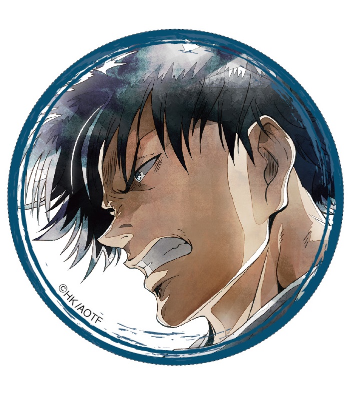 (PO) Attack on Titan Chara Badge Collection Art-Pic Levi Image_9