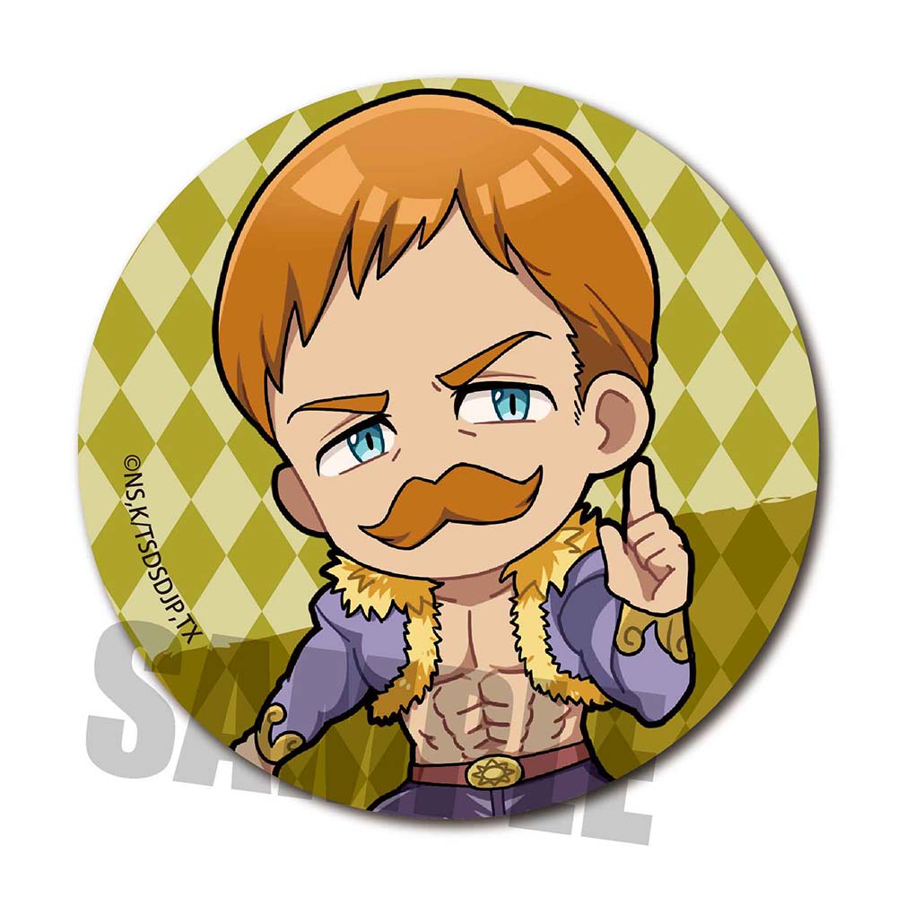 (PO) The Seven Deadly Sins: Dragon's Judgement Action Series Can Badge - Escanor Image_2