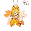 (PO) Hatsune Miku Sakura Miku Original Illustration Art by Shirabii Big Acrylic Key Chain - Kagamine Rin Image_1