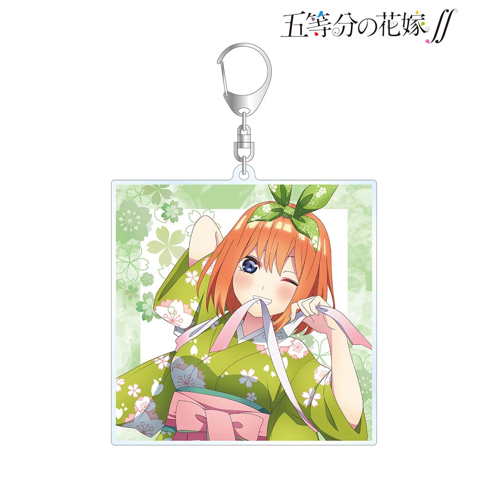 (PO) The Quintessential Quintuplets Cherry Blossom Kimono Ver. Big Acrylic Key Chain Yotsuba Image_1
