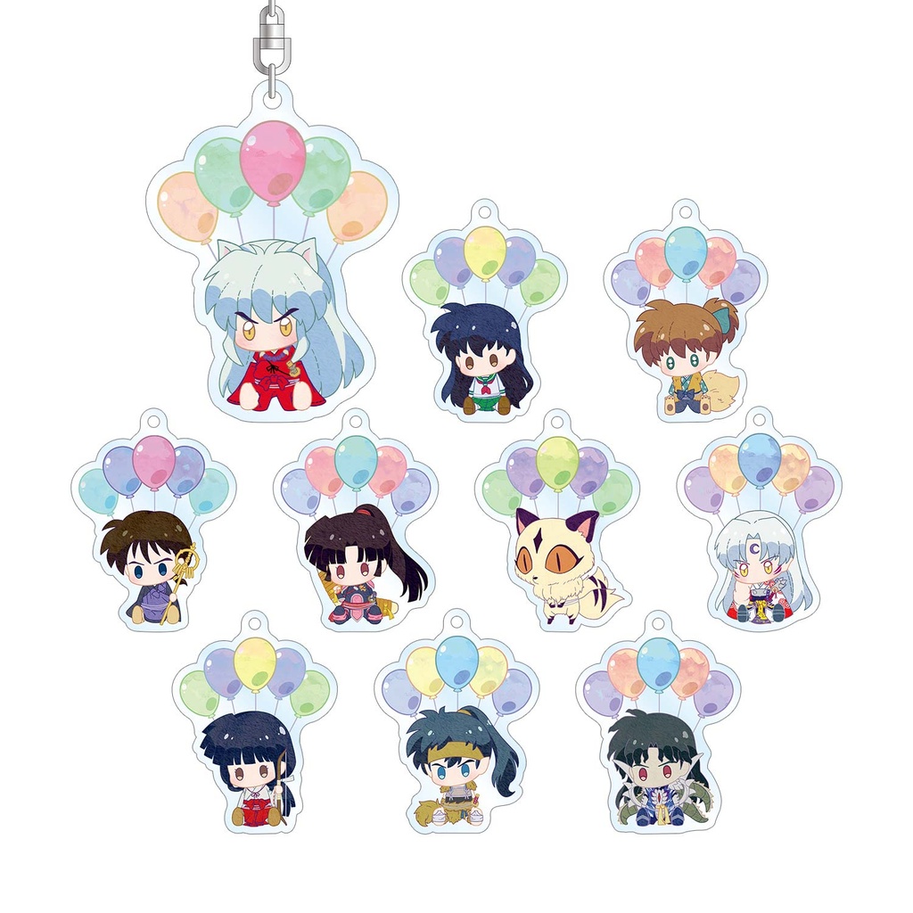 (PO) InuYasha Trading Popoon Acrylic Key Chain [BOX] Image_2