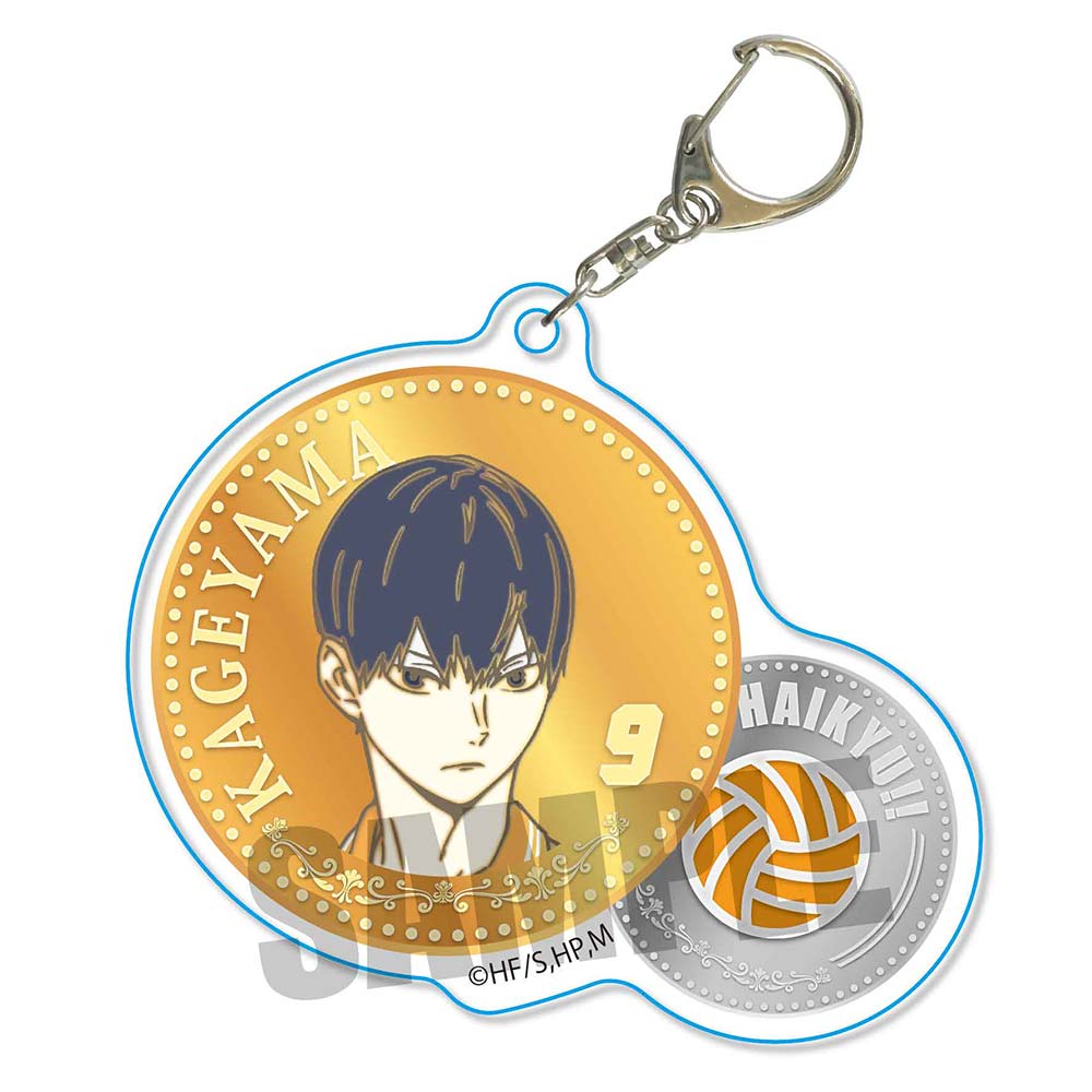 (PO) Haikyu! To The Top Chara Medal Acrylic Key Chain Kageyama Tobio (Re-issue) Image_1