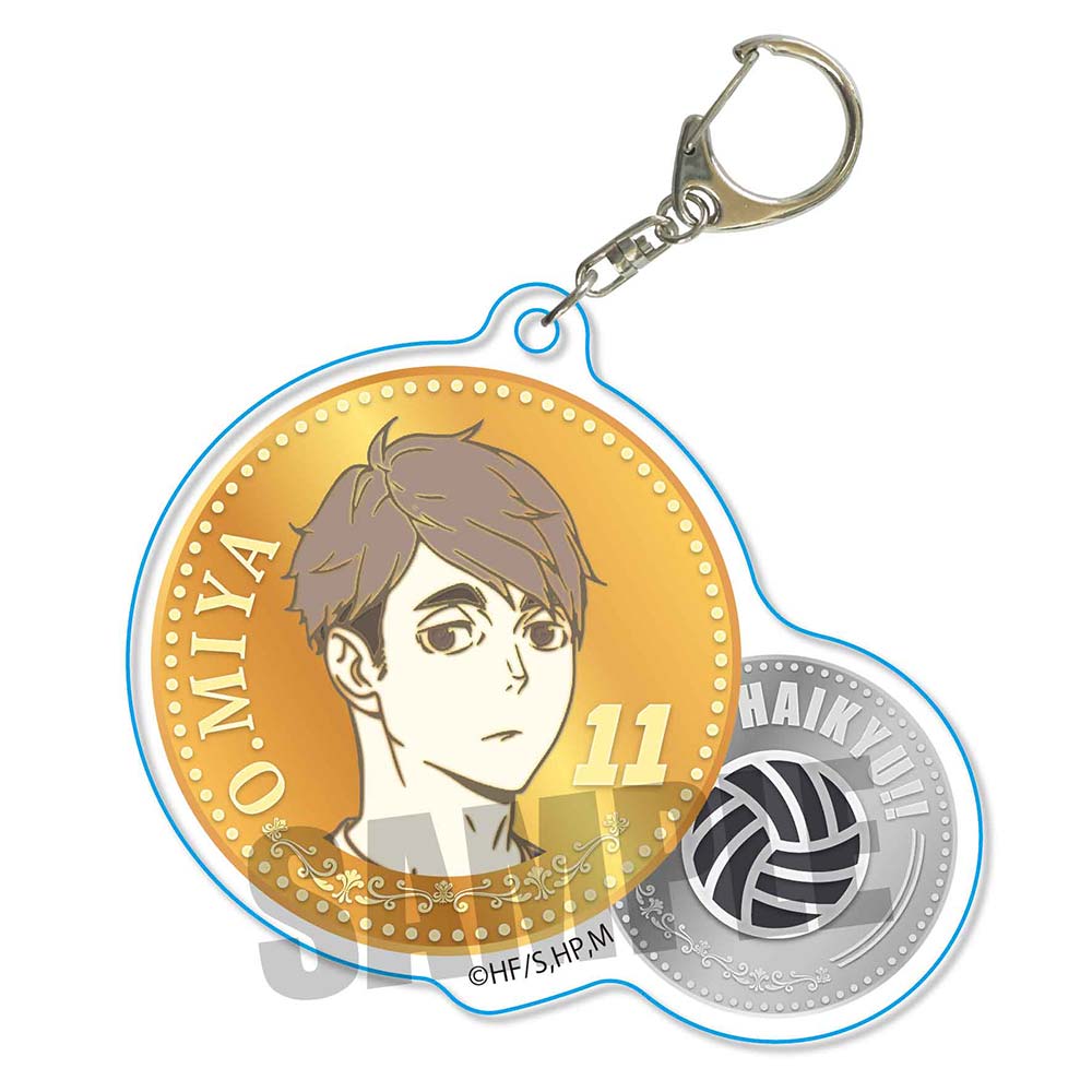 (PO) Haikyu! To The Top Chara Medal Acrylic Key Chain Miya Osamu (Re-issue) Image_1