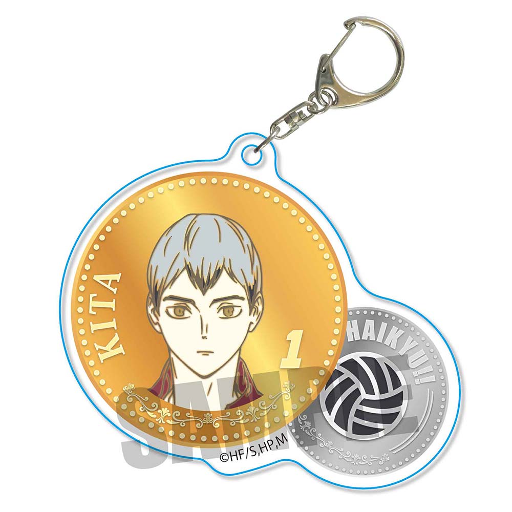 (PO) Haikyu! To The Top Chara Medal Acrylic Key Chain Kita Shinsuke (Re-issue) Image_1