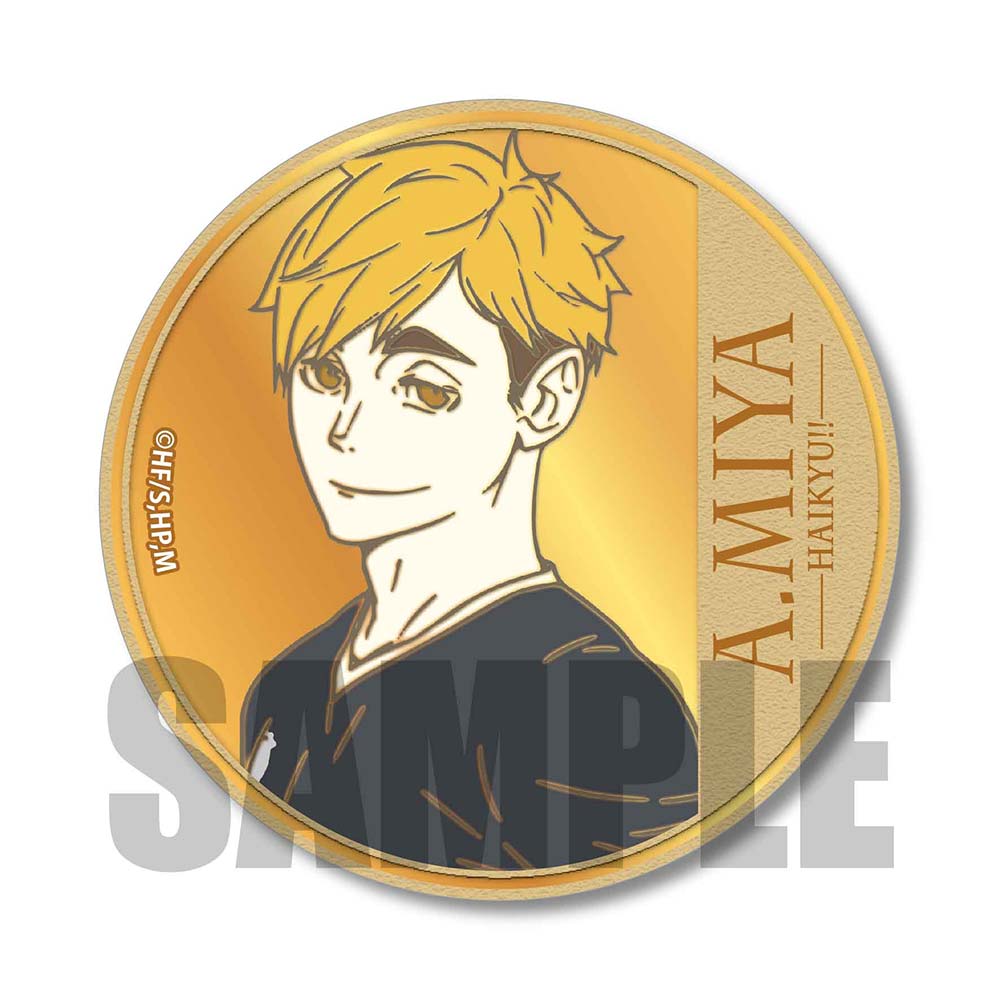 (PO) Haikyu! To The Top Chara Medal Can Badge Miya Atsumu (Re-issue) Image_1