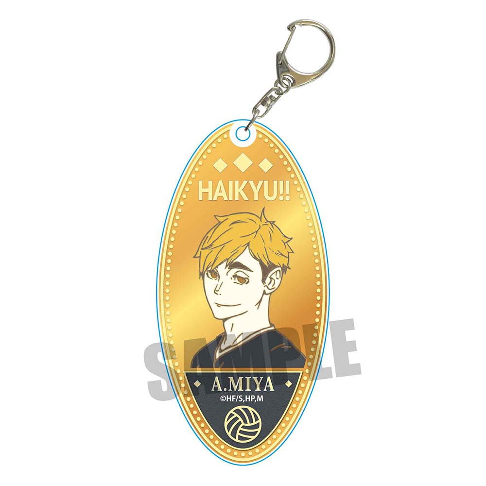 (PO) Haikyu! To The Top Chara Medal Motel Key Chain Miya Atsumu (Re-issue) Image_1