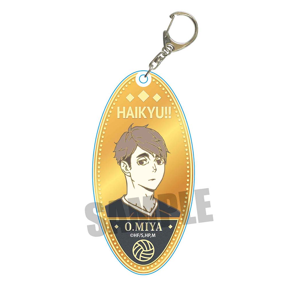 (PO) Haikyu! To The Top Chara Medal Motel Key Chain Miya Osamu (Re-issue) Image_1