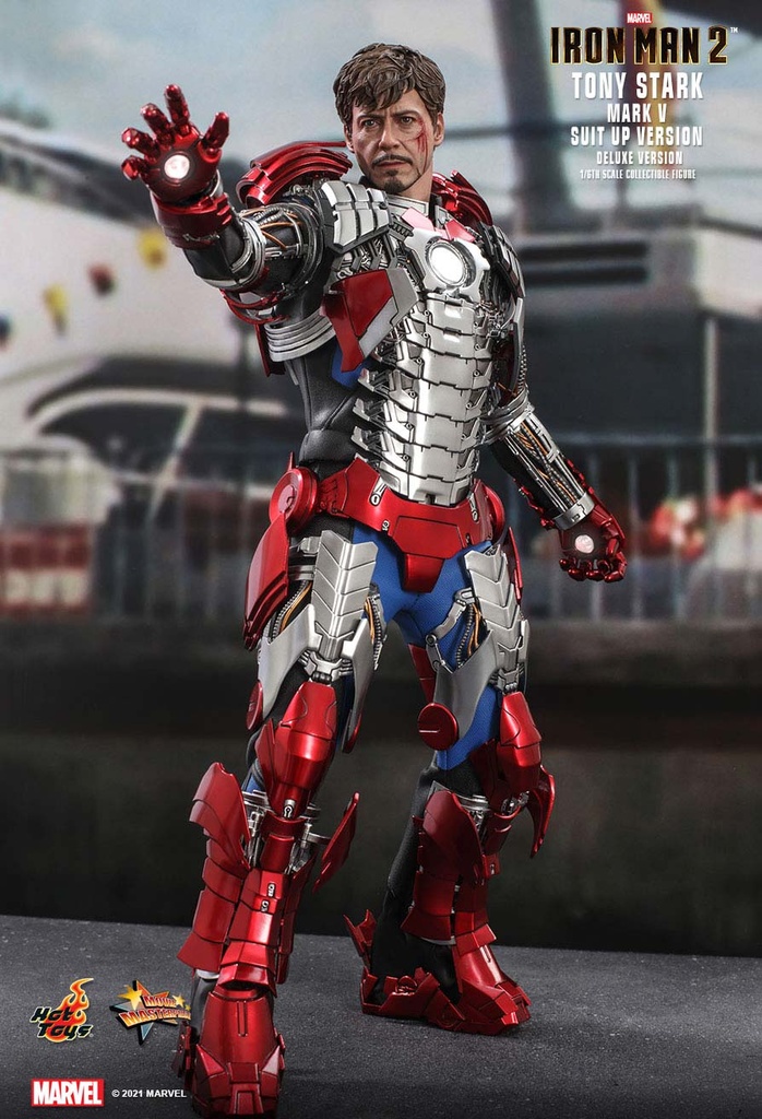 (PO) Television Masterpiece Series MMS600 - Iron Man 2 - Tony Stark (Mark V Suit Up Version) (Deluxe Version) Image_3