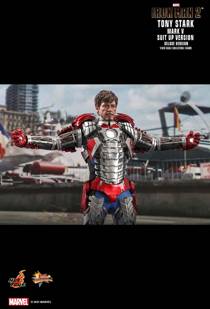 (PO) Television Masterpiece Series MMS600 - Iron Man 2 - Tony Stark (Mark V Suit Up Version) (Deluxe Version) Image_14