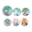 (PO) BEASTARS Tobu Zoo Collaboration Original Illustration Casual Outfit Ver. Trading Can Badge [BOX] Image_2