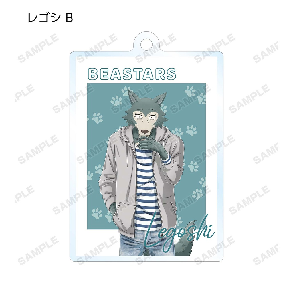 (PO) BEASTARS Tobu Zoo Collaboration Original Illustration Casual Outfit Ver. Trading Acrylic Key Chain [BOX] Image_6