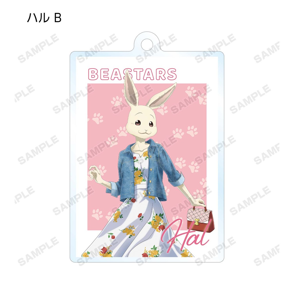 (PO) BEASTARS Tobu Zoo Collaboration Original Illustration Casual Outfit Ver. Trading Acrylic Key Chain [BOX] Image_7