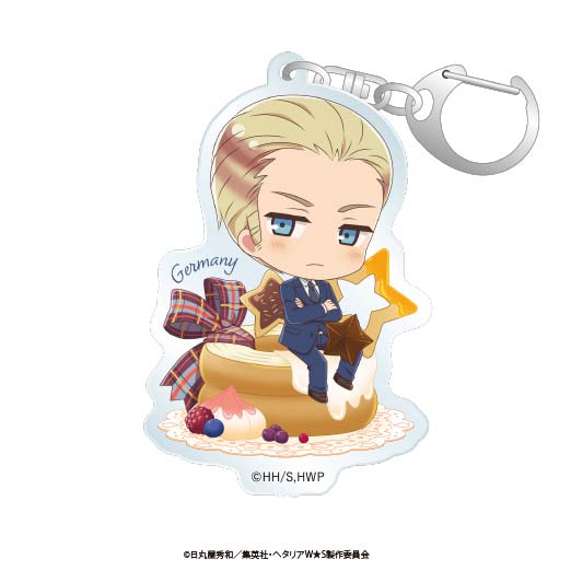 (PO) Hetalia World Stars Trading Acrylic Key Chain Chara Dolce [BOX] Image_3