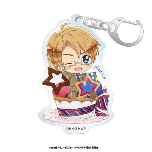 (PO) Hetalia World Stars Trading Acrylic Key Chain Chara Dolce [BOX] Image_5
