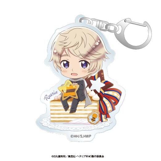 (PO) Hetalia World Stars Trading Acrylic Key Chain Chara Dolce [BOX] Image_8