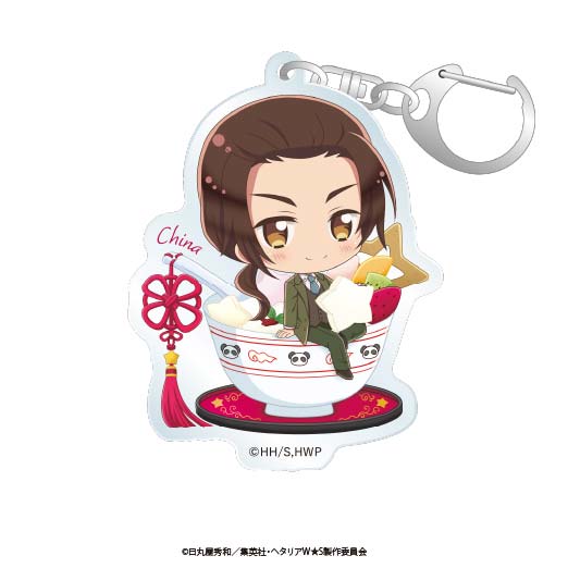 (PO) Hetalia World Stars Trading Acrylic Key Chain Chara Dolce [BOX] Image_9