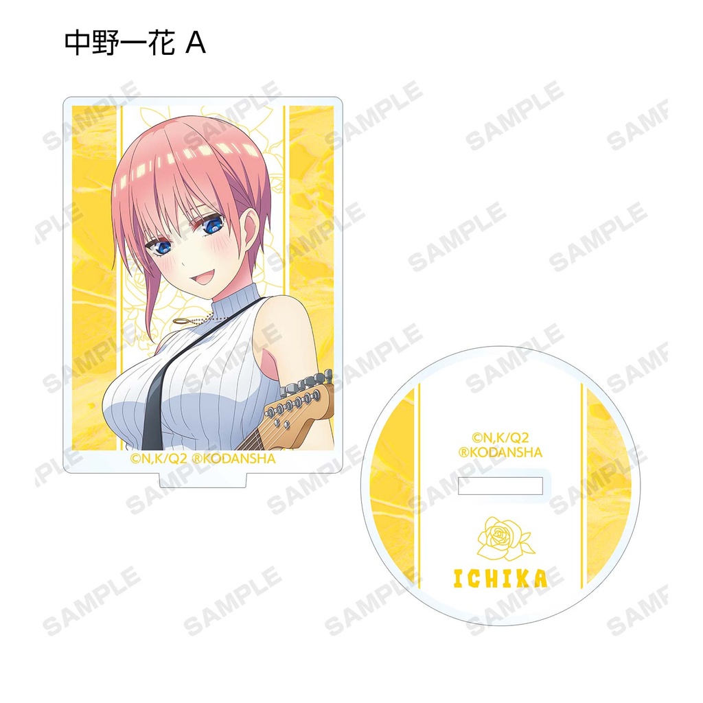 (PO) The Quintessential Quintuplets Original Illustration Guitar Performance Ver. Trading Acrylic Stand [BOX] Image_3
