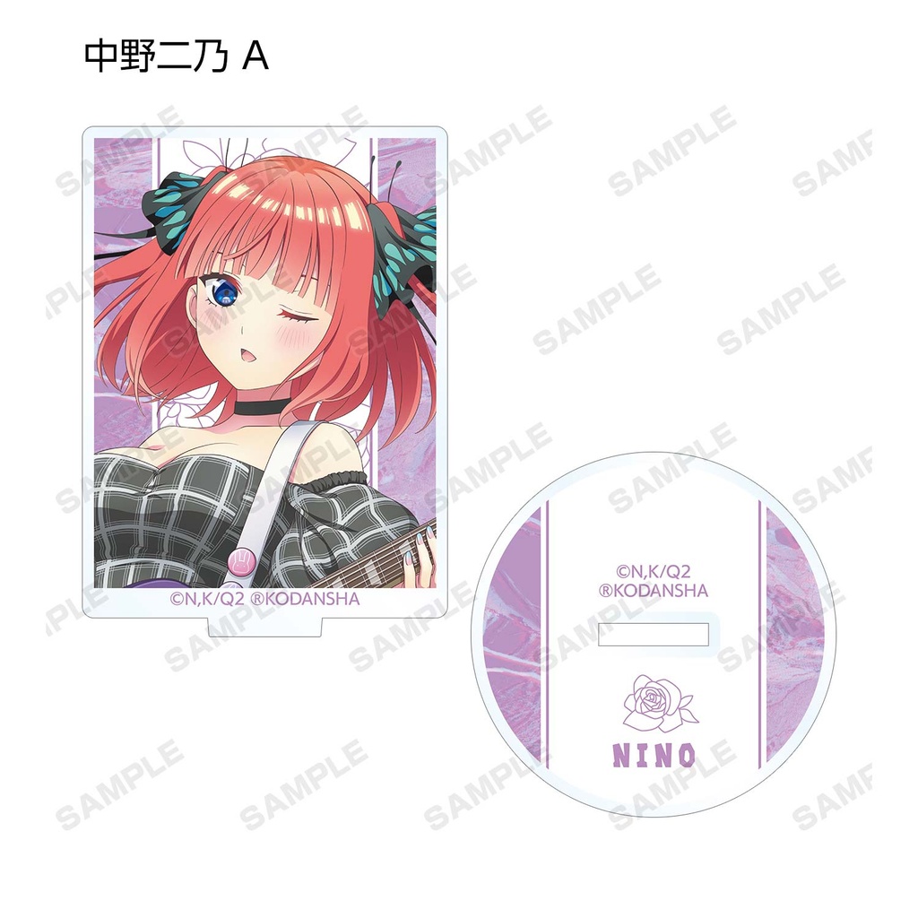 (PO) The Quintessential Quintuplets Original Illustration Guitar Performance Ver. Trading Acrylic Stand [BOX] Image_4