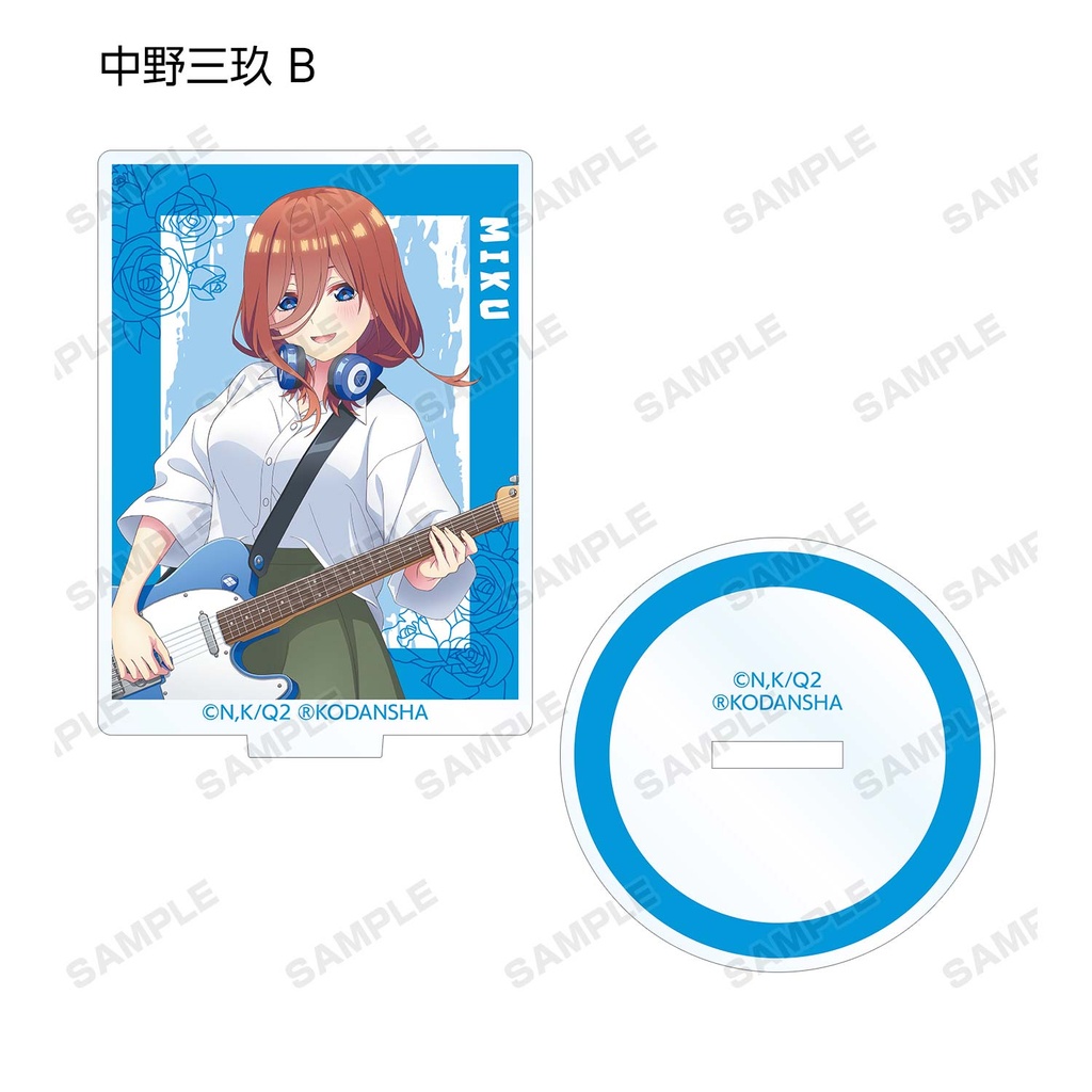 (PO) The Quintessential Quintuplets Original Illustration Guitar Performance Ver. Trading Acrylic Stand [BOX] Image_10