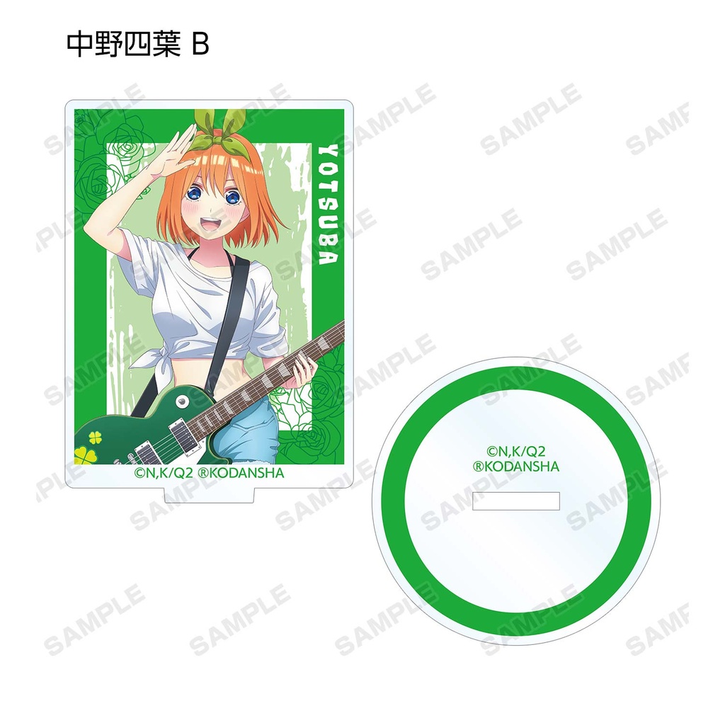 (PO) The Quintessential Quintuplets Original Illustration Guitar Performance Ver. Trading Acrylic Stand [BOX] Image_11