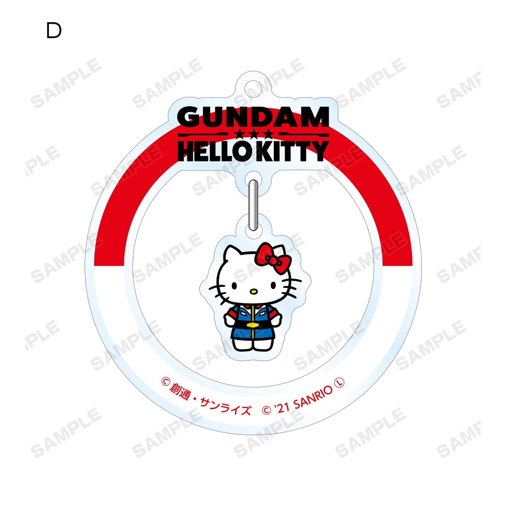 (PO) Gundam & Hello Kitty Trading Yurayura Acrylic Key Chain [BOX] Image_6