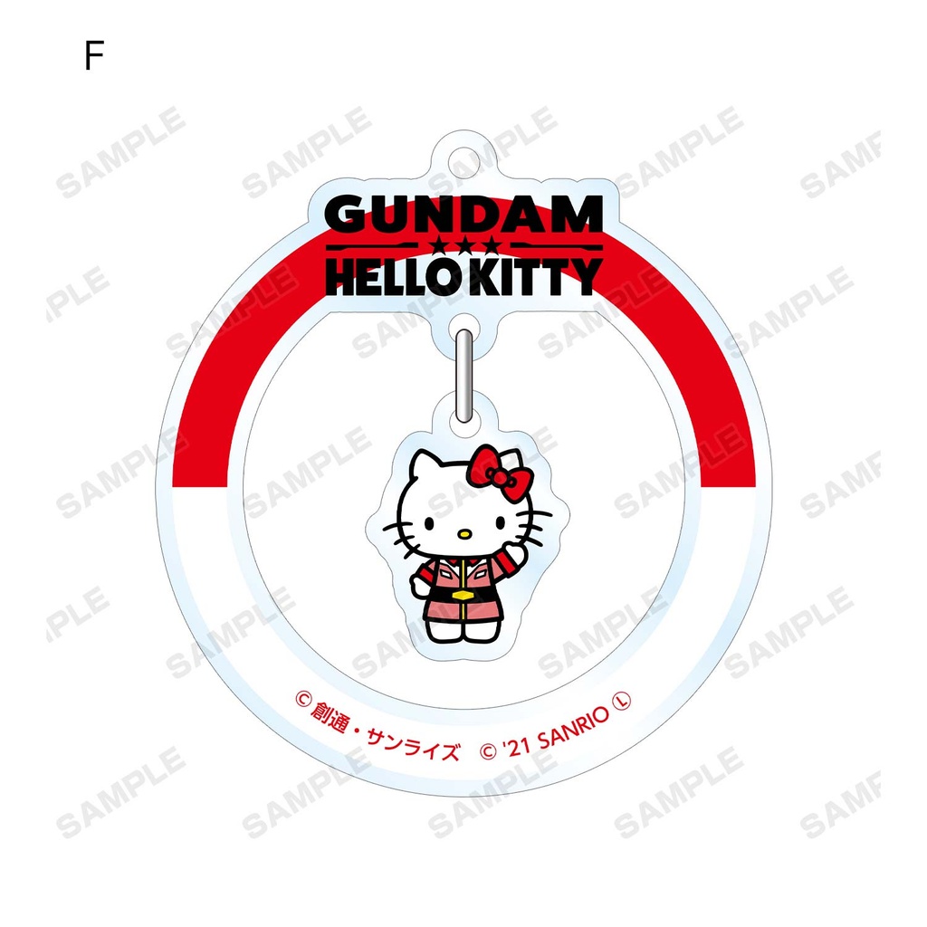 (PO) Gundam & Hello Kitty Trading Yurayura Acrylic Key Chain [BOX] Image_8